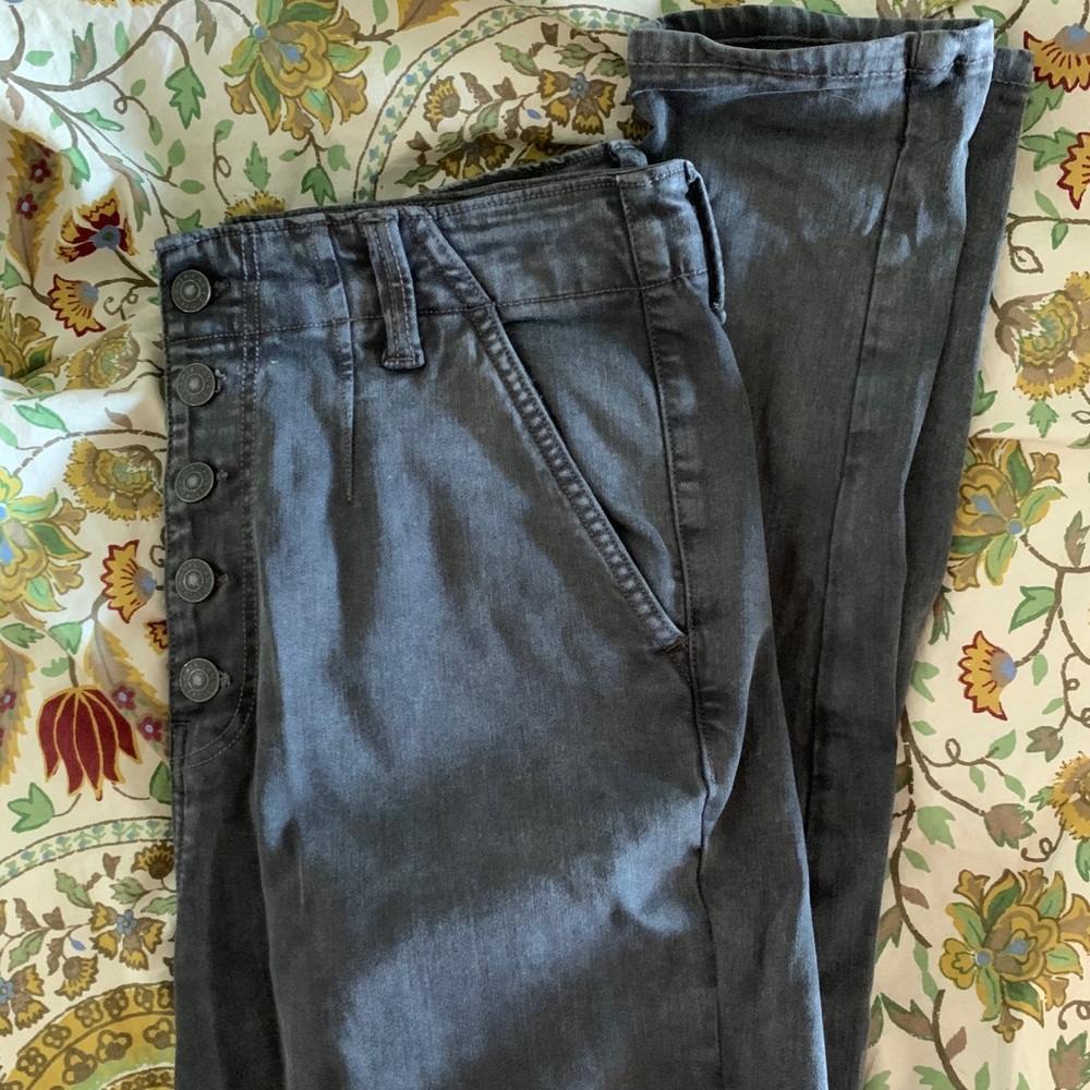 COPY - Grey American Eagle Jeans high rise 14 long